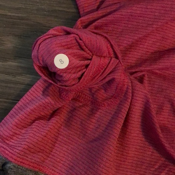 Lululemon racerback tank, pink, size 8 - Picture 3 of 3